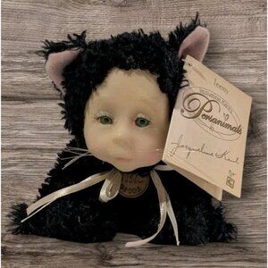Jacqueline Kent Persanimals Doll Plush Black Cat Teeny Kitty With Tags JKC 2005